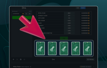 Stake Nigeria Original platfrom online games Video Poker detailed instructions with simple steps on how to play 3